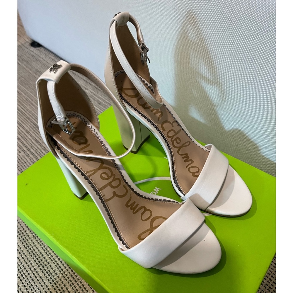 Sam Edelman White Sandals